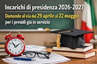 Direttiva concernente la conferma degli incarichi di presidenza per l’anno scolastico 2026-2027