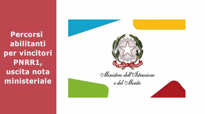 Trasmissione dichiarazione di conseguimento abilitazione vincitori concorso PNRR 1 a seguito di conclusione percorsi di formazione iniziale/completamento