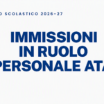 Avviso di apertura dei turni di convocazione per la procedura telematica finalizzata alla immissione in ruolo del personale A.T.A. a.s. 2026/2027