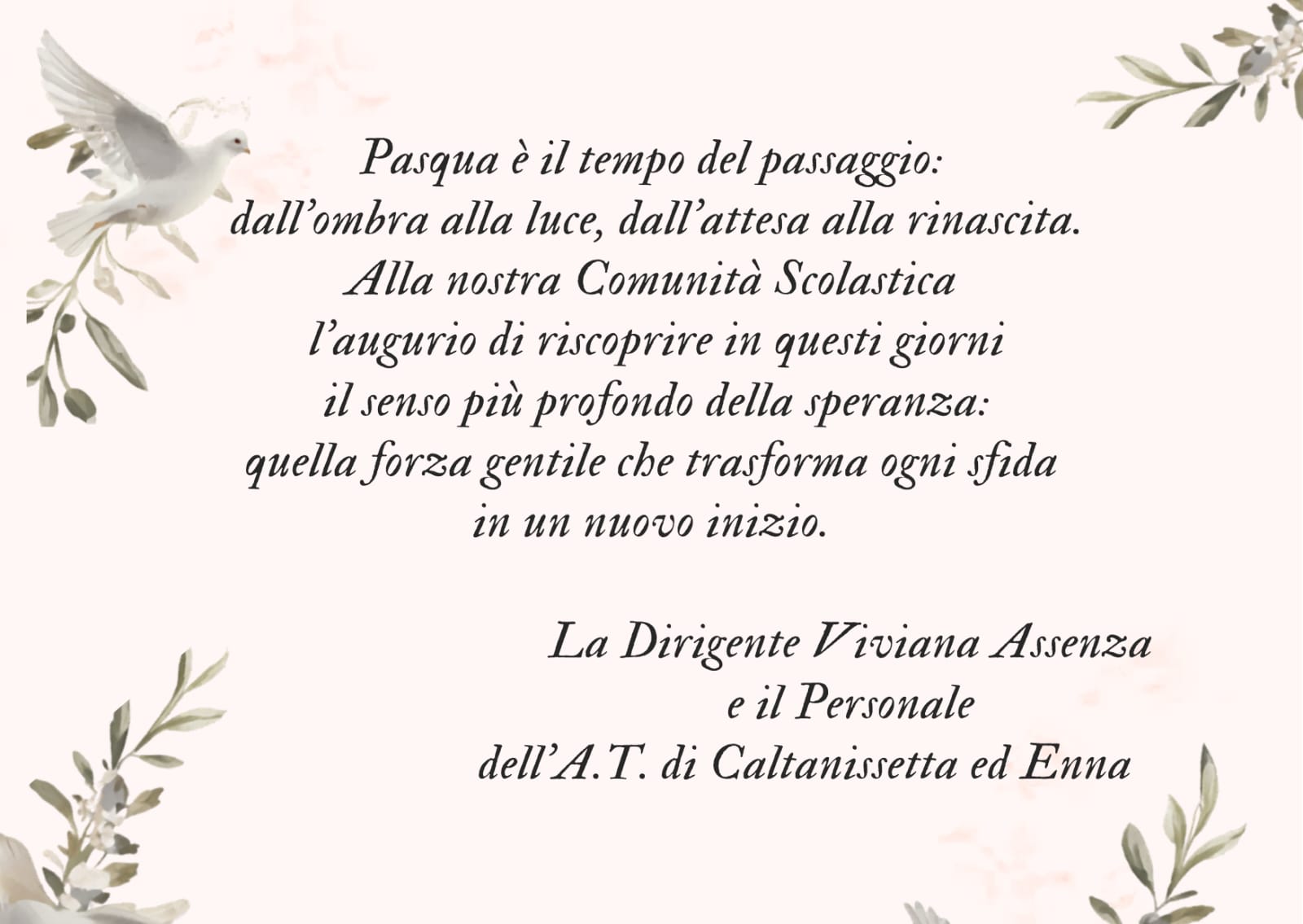 Auguri di Buona Pasqua 2026